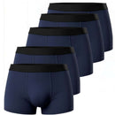 Kit Com 5 Cuecas Algodão Boxer Cotton Adulto Fábrica