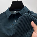 Camisa Polo Algodão Premium Elegant Azul