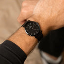 Relógio Masculino Preto Saint Germain Houston Full Black 40mm Fundo Preto