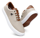 Tenis Masculino Sapatenis Polo Feet Sapato Casual Promoção - Bege