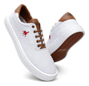 Tenis Masculino Sapatenis Polo Feet Sapato Casual Promoção - Branco