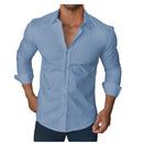 Camiseta Masculina Manga Longa Slim Fit Luxo