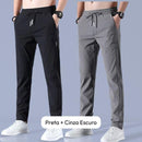 Calça Flex Confort Premium - PAGUE 1 LEVE 2 - Jeans Escuro + Preto