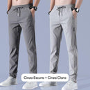 Calça Flex Confort Premium - PAGUE 1 LEVE 2 - Jeans Claro + Jeans Escuro